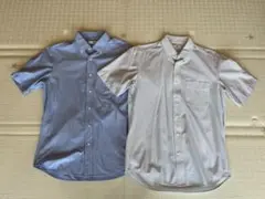 美品⭐︎ユニクロ　ドライノンアイロンジャージーシャツ 半袖M 2マイセット