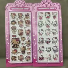 日焼けキティ アクリルシール2枚セット