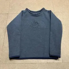 The north face　キッズ　トレーナー　スウェット　青　120
