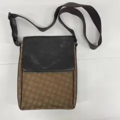 ダンヒル ディーエイト キャンバス レザー ショルダーバッグ C26のサムネイル