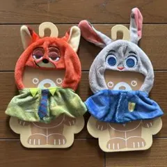 ユニベアシティ　ポンチョ　ズートピア　ニック　ジュディ　コスチューム　ディズニー