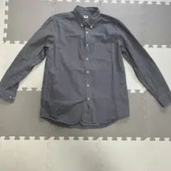 UNIQLO ユニクロ　青チェックシャツ/XL