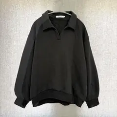 美品✦AMERICAN HOLIC オーバーサイズスウェット M 黒 裏起毛