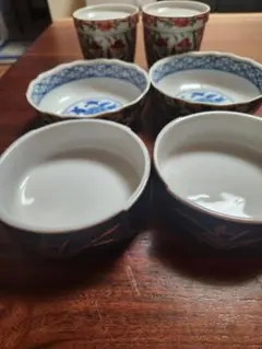 有田焼　和光園　小鉢4点　蕎麦猪口２点