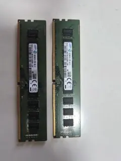 Samsung DDR4 8GB メモリ2枚 M471T1G43AB0-CWE - メルカリ