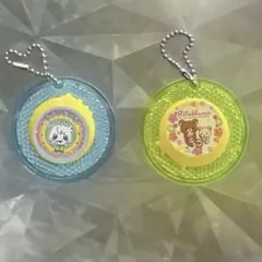 【非売品・美品】キャラクター 反射板 リフレクター キーホルダー 2点セット