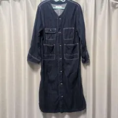 BEAMS BOY ダークデニム ロングジャケット
