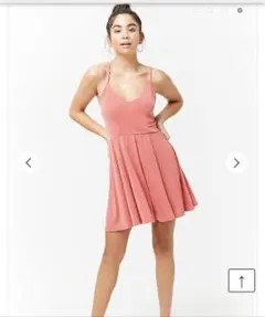 新品 タグ付き forever21 バックストラッピー キャミワンピース