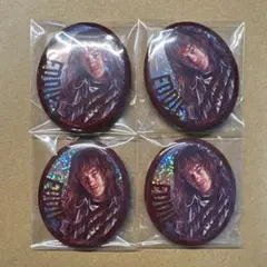 strangerthings ホログラム缶バッジ　エディー　ストシン　4点