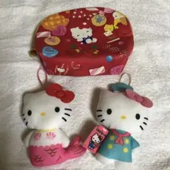 ハローキティ　50周年　ポーチ　マクドナルド　マスコット