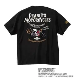 スヌーピーコラボ半袖Tシャツ ブラックのサムネイル