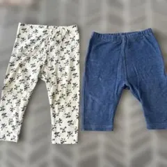 UNIQLO BABY レギンス 80cm 2枚セット ミッキー