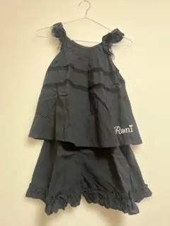 RONI ノースリーブ セットアップ ブラック フリルのサムネイル