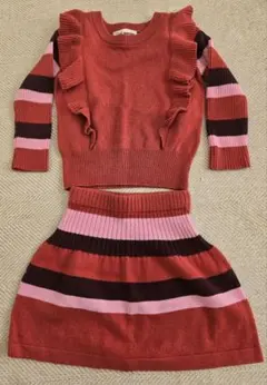 ニットセーター&スカート セット
