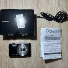 CASIO EXILIM EX-ZS260 デジタルカメラ 充電器つき