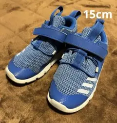 美品✨軽量✨adidas スニーカー　靴　15cm マジックテープ