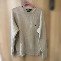 Polo by Ralph Lauren ベージュ セーター S ウール100％