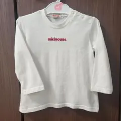 MIKI HOUSE アイボリー長袖Tシャツ 90サイズ