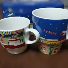 未使用ケンタッキー クリスマス マグカップ 2個セット