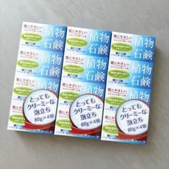 【新品】植物石鹸 日本薬剤 固形石鹸 せっけん 80g×4個入り×3箱《送料込》