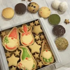 クリスマスクッキー缶