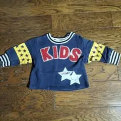 80サイズ　SPUNKY KIDS トレーナー ネイビー