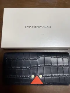 EMPORIO ARMANI クロコダイル型押し長財布のサムネイル