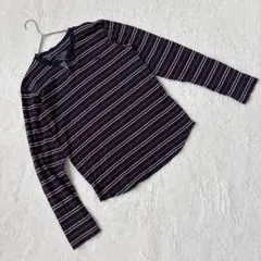 日本上陸20周年Dead StockEddie Bauer striped Ｔのサムネイル