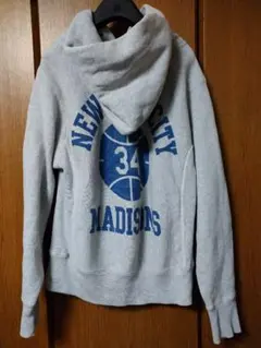 復刻 チャンピオン リバースウィーブ パーカー S グレー 両面 染み込み