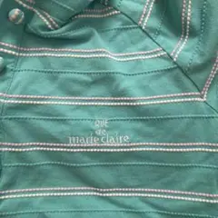 marie claire ターコイズブルーボーダートップスのサムネイル