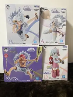 一番くじ ワンピース思い描く未来 ラストワン A賞 B賞 D賞 4点セット