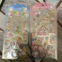 ドロップジェリーシール　　ふわふわらびちゃん　まじかるみゅーちゃん