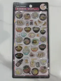 保*会様 ボンボンドロップ ステッカーシール　正規品　食べ物　ラーメン　中華