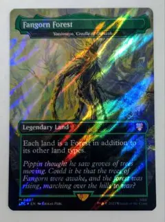 MTG 指輪物語　英語版　ホリデーリリース　ファンゴルンの森　サージfoil MTG 指輪物語 英語版 ホリデーリリース ファンゴルンの森 サージfoil