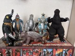 ゴジラ 怪獣 ソフビ フィギュア 大量セット★バンダイ製　キンゴジ　キングギドラ ゴジラ 怪獣 ソフビ フィギュア 大量セット☆バンダイ製 キンゴジ