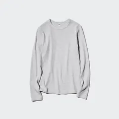 ソフトリブクルーネック　ユニクロ