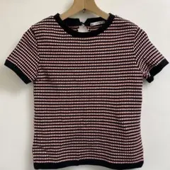 ZARA KNIT 半袖トップス Sサイズ