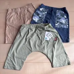 新品　タグ付き　 ハーフパンツ 短パン 男の子　110〜120cm 3枚セット