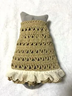 超小型犬用 犬服 ニット ハンドメイド