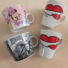 ディズニー他マグカップ4個セット
