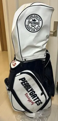 ☆美品☆PEARLY GATES 限定モデル キャディバッグ 希少トリコロール色