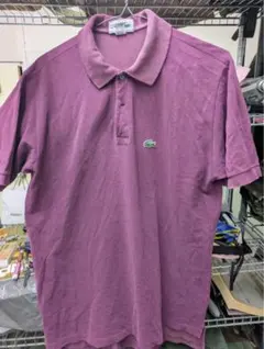 LACOSTE パープル ポロシャツ Mサイズ