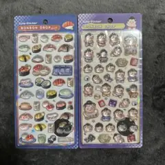 ボンボンドロップシール 和柄 お相撲さん　お寿司　2種セット　正規品