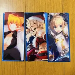 FGO 最終再臨展 編成画面風カード ランサー ガレス、鈴鹿御前、ジャガーマン