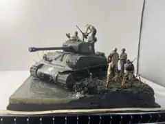 映画FURYワンシーン風 シャーマン戦車 M4A3E8 完成塗装済 - メルカリ