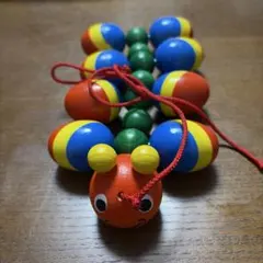 ニック社 Walter ヴァルター 木製おもちゃ ムカデ プルトイ ドイツのサムネイル