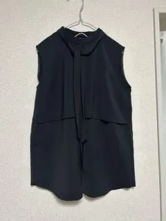 LEPSIM ゆきは企画 ギャザー2WAYベスト ブラック - メルカリ