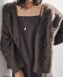 ダブルボタンカーディガン【WEB限定カラー】