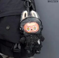 ラブブ洋服　Labubu ぬいぐるみ着　17cm着せ替え服　4点セット