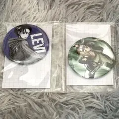 進撃の巨人 リヴァイ・アッカーマン 缶バッジ 日田